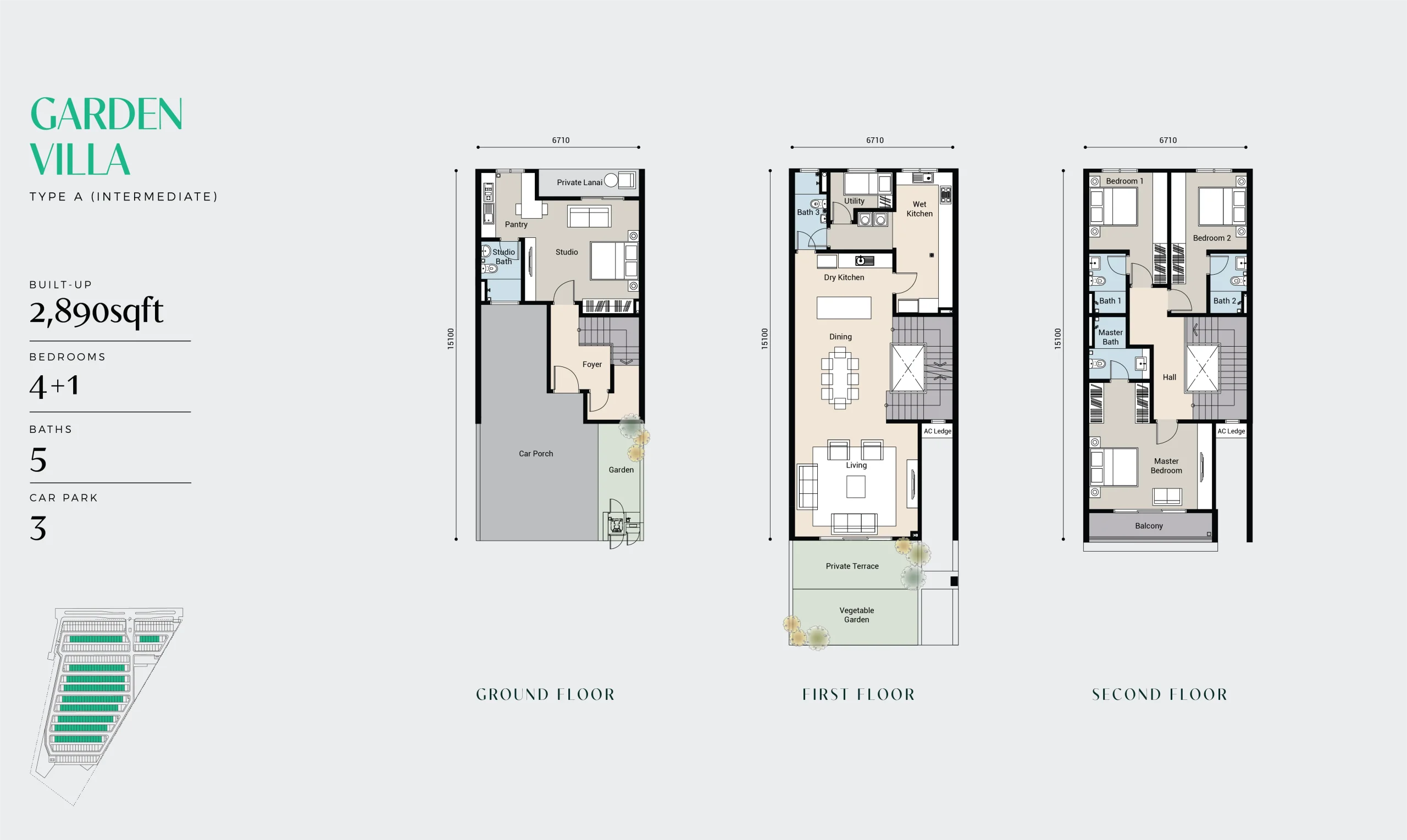 Garden Villa Type A (Intermediate)