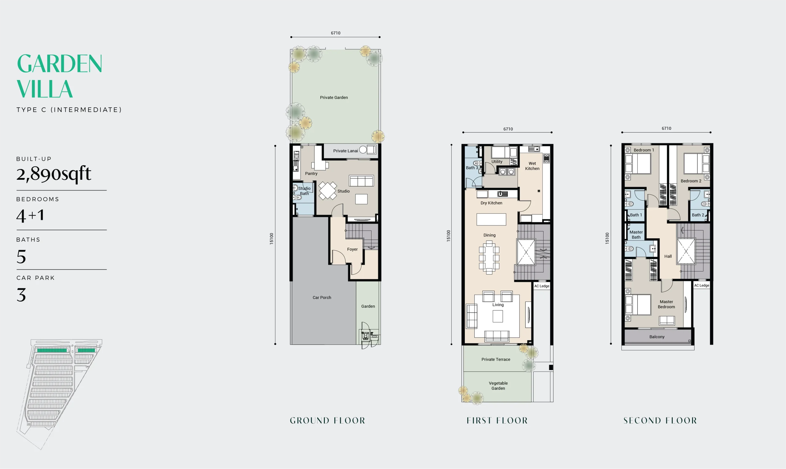 Garden Villa Type C (Intermediate)